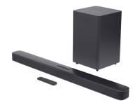 JBL Bar 2.1 - Lydplankesystem - 2,1 kanaler - trådløs - Bluetooth - 300 watt (Total) - svart