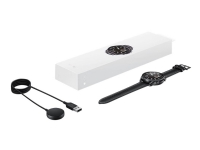 Samsung Galaxy Watch 3 - 45 mm - mystic black - smart ur med bånd - læder - display 1.4 - 8 GB - 4.3 GB - Wi-Fi, NFC, Bluetooth - 53.8 g (NOT Nordic Approved - No SamsungPay/e-sim)