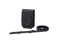 Sony LCS-RXG - Eske for kamera - lær - svart - for Cyber-shot DSC-HX80, DSC-HX90, DSC-HX90V, DSC-RX100, DSC-WX500, DSC-WX700
