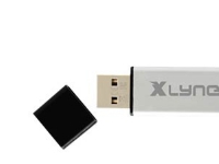 xlyne Alu 1GB, 1 GB, USB Type-A, 2.0, 8 MB/s, Med lokk, Aluminium, Sølv