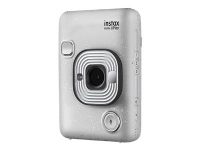 Fujifilm Instax Mini LiPlay - Digitalkamera - kompakt med øyeblikkelig bildeskriver - steinhvit