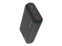 Tracer - Strømbank - 20000 mAh - 3 A - PD, QC 3.0 - 2 utgangskontakter (USB, USB-C) - svart