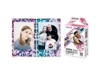 Fujifilm Instax Mini CONFETTI - Hurtigvirkende fargefilm - instax mini - ISO 800 - 10 eksponeringer