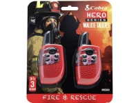 Radijo stotele - racija Cobra HM 230 Walkie Talkie Firebrigade (raudona)