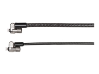 Kensington MicroSaver 2.0 Keyed Ultra Laptop Lock - Sikkerhetskabel - sølv
