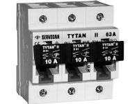 Afbryder 61-003 3-pol 63A 4,5 modul