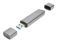 DIGITUS DA-70886 - Kortleser (SD, microSD) - USB 3.0/USB-C