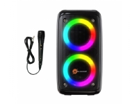 N-GEAR LET''S GO PARTY 23M, 100 W, MP3, Innebygget, Trallebasert PA-system, Sort, Ledning & Trådløs