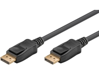 Goobay 76791, 1 m, DisplayPort, DisplayPort, Hankjønn, Hankjønn, Gull