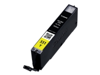 Canon CLI-551Y - 7 ml - gul - original - blekkbeholder - for PIXMA iP8750, iX6850, MG5550, MG5650, MG5655, MG6450, MG6650, MG7150, MG7550, MX725, MX925