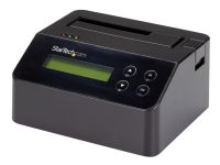StarTech.com USB 3.0 Hard Drive Eraser Dock for 2.5 & 3.5 SATA SSD HDD + 4Kn Drive - LCD/ RS232 - Secure Erase HDD Wiper Docking Station (SDOCK1EU3P2) - Harddisksletter - 2.5 / 3.5 - SATA 6Gb/s - svart - for P/N: SVA12M5NA