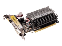 ZOTAC NVIDIA® GeForce® GT 730 - Grafikkort - GF GT 730 - 4 GB DDR3 - PCIe 2.0 x16 lavprofil - DVI, D-Sub, HDMI - vifteløs