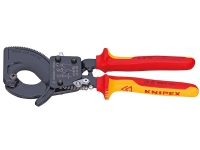Knipex 95 36 250, Håndholdt tråd-/kabelkutter, Rød, Gult, Stål, Sort, 25 cm, 165 mm
