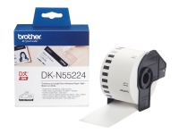 Brother DKN55224 - Papir - svart på hvitt - Rull (5,4 cm x 30,5 m) 1 rull(er) tape - for Brother QL-1050, QL-1060, QL-500, QL-550, QL-560, QL-570, QL-580, QL-650, QL-700, QL-720