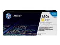 HP 650A - Gul - original - LaserJet - tonerpatron (CE272A) - for Color LaserJet Enterprise CP5520, CP5525, M750