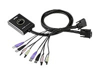 ATEN CS682 - KVM / lyd / USB-svitsj - 2 x KVM/lyd/USB - 1 lokalbruker - stasjonær
