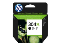 HP 304XL - Høy ytelse - svart - original - blister - blekkpatron - for AMP 130 Deskjet 26XX, 37XX ENVY 50XX