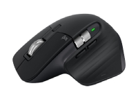 Logitech MX Master 3 - Mus - laser - 7 knapper - trådløs - Bluetooth, 2.4 GHz - trådløs modtager (USB) - Sort