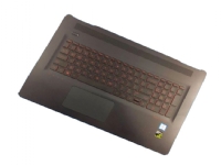 HP 862972-B31, Kabinett + tastatur, US International, Bakgrunnsbelyst tastatur, HP, OMEN 17-w