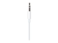 Apple Lightning to 3.5mm Audio Cable - Lydkabel - Lightning hann til 4-polsminijakk hann - 1.2 m - hvit - for iPad/iPhone/iPod (Lightning)