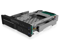 RaidSonic IB-173SSK, HDD/SSD-kabinett, 2.5/3.5, SAS, SATA, 6 Gbit/s, Hot-swap, Svart