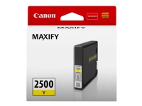 Canon PGI-2500 Y - 9.6 ml - gul - original - blekkbeholder - for MAXIFY iB4050, iB4150, MB5050, MB5150, MB5155, MB5350, MB5450, MB5455