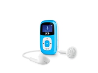 SPC Firefly, MP3-spiller, 8 GB, 3.5mm, FM-radio, 21 g, Blå