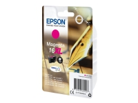 Epson 16XL - 6.5 ml - XL - magenta - original - blister - blekkpatron - for WorkForce WF-2010, 2510, 2520, 2530, 2540, 2630, 2650, 2660, 2750, 2760