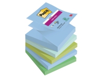 Super sticky z-notes post-it® oasis, 76 x 76 mm, pakke a 5 stk.