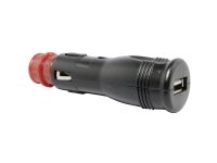 Adapter Cigarettænderstik til USB BAAS Universal-Steckeradapter 1A USB3 12 V til 5 V 1 A