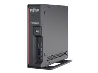 Fujitsu ESPRIMO G9010 - Mini-PC - Core i5 10500T / 2.3 GHz - RAM 8 GB - SSD 256 GB - NVMe - UHD Graphics 630 - GigE - WLAN: 802.11a/b/g/n/ac/ax, Bluetooth 5.1 - Win 10 Pro 64-bit - monitor: ingen