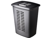 Tøjkurv grå 60l - (5 stk.)