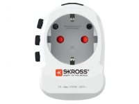 SKROSS PRO LIGHT WORLD TRAVEL ADAPTER, USB A&C