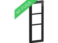 LK FUGA PURE designramme glas 312 modul, sort