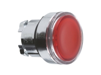 Schneider Electric ZB4BA48, Knapp, Kromfarget, Rød, Metall, IP66, IP67, IP69, IP69K, AC, 29 mm