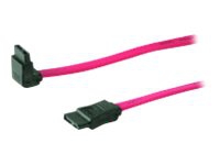 MicroConnect - SATA-kabel - Serial ATA 150/300 - SATA (hunn) til SATA (hunn) - 50 cm - 90°-kontakt