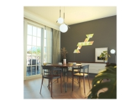Nanoleaf Shapes Smarter Kit - Trådløst lyssett - LED x 9 - 1.7 W - 16 millioner farger - 1200-6500 K - trekant