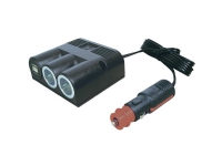 ProCar 67325501 Cigarettænder-fordeler-type Antal cigarettændingskoblinger 2 x Interfaces: USB 2 x Tilladt belastning strøm maks. 16 A