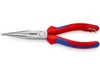 Knipex 26 12 200 T, Nesetang, 2,5 mm, 7,3 cm, Kromvanadiumstål, Blå, Rød, 20 cm