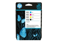 HP 950/951 - 4-pack - svart, gul, cyan, magenta - original - blekkpatron - for Officejet Pro 251, 276, 8100, 8600, 8600 N911, 8610, 8615, 8616, 8620, 8625, 8630, 8640