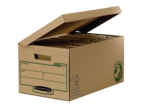 Bankers Box Earth Series - Lagerboks - for A4, Foolscap - brun (en pakke 10)