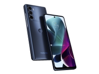 Motorola Moto G200 5G - 5G smarttelefon - dobbelt-SIM - RAM 8 GB / 128 GB - LCD-display - 6.8 - 2460 x 1080 piksler (144 Hz) - 3x bakkamera 108 MP, 13 MP, 2 MP - front camera 16 MP - stjerneblå