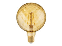 OSRAM Vintage 1906 - LED-filamentlyspære - form: furukongle - E27 - 4 W (ekvivalent 40 W) - klasse E - behagelig varmt lys - 2500 K - gull