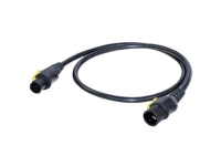 Neutrik Strøm Tilslutningskabel [1x PowerCon-tilslutning - 1x PowerCon-stik] 3.00 m Sort, Gul