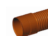 PP-anlægsrør DN400x3000mm SN8 - EN13476. 455-400mm. K2 med muffe og tætn.ring