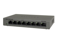 NETGEAR GS308v3 - Switch - ikke-styrt - 8 x 10/100/1000 - stasjonær, veggmonterbar