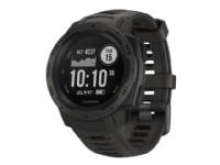 Garmin Instinct - Grafitt - sportsur med bånd - silikon - monokrom - Bluetooth, ANT+ - 52 g