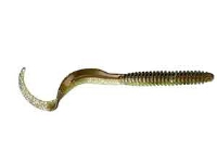 SG LB Rib Worm 90mm Green Silver 10pcs