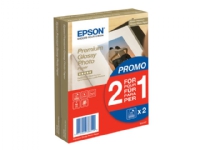 Epson Premium Glossy Photo Paper BOGOF - Blank - 100 x 150 mm - 255 g/m² - 40 ark fotopapir (en pakke 2) - for EcoTank ET-2650, 2750, 2751, 2756, 2850, 2851, 2856, 4750, 4850
