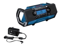 Bosch GPB 18V-2 SC Professional, Arbeidsplass, DAB+,FM, 87,5 - 108 MHz, 174.928 - 239.2 MHz, 15 W, Sort, Blå
